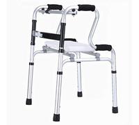 Multi-Function Folding Aluminum Walking e - Adjustable Height, Suitable for Elderly & Disabled