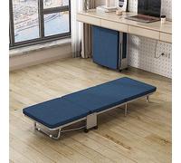 Multi-Function Folding Sofa Bed Chair, Lazy Sofa for Home Office & Living Room, Fabric Upholstery & Steel Base, Compact Space-Saving Armchair for Bedroom & Floor Use