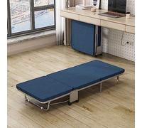 Multi-Function Folding Sofa Bed, Lazy Chair for Home Office & Living Room, Fabric Upholstery, Steel Base, Compact & Versatile Sleeper Sofa for Bedroom & Floor Use