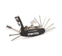 Multi Function Folding Tool 16 in 1 for Zt310R 310X 310V 310 T310 350E 350D 368G Motorcycle Repair Tools Screwdrivers Accessories(Logo Zontes)