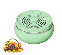 Multi-Function Fruit and Vegetable Cleaner - Fruit Washing Machine with Electrolysis Technology - 4 Smart Modes, Long Battery Life (3600mAh), USB Rechargeable for Home, Camping, Travel (Green)