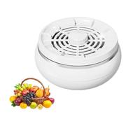Multi-Function Fruit and Vegetable Cleaner - Fruit Washing Machine with Electrolysis Technology Removes Bacteria and Pesticide Residues, USB Rechargeable for Home, Camping, Travel (White)