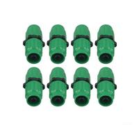 Multi-function Garden Hose Repair Kit Compatible With 25 To 100 Ft Expandable Hoses, Strong Plastic Connector For 5/8 In And 3/4 In Sizes, Green, 10 Pack(8pcs)