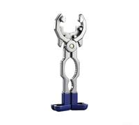 Multi-Function Gas Valve Wrench, Non-Slip Alloy Cylinder Tool With Bottle Opener And Nutcracker For Propane Tanks, For Camping Home(A)