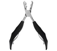 Multi Function Hair Extension Pliers, Fusion Crusher Tool for Keratin Hair, Pre-Bonded Extensions Flat Tip Hairs Loop Styling Tool(3 Holes Shape)