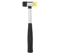 Multi-Function Hammer, Double-Faced Head with Non-Slip Rubber Grip, 25mm Steel Handle for Household Tools, Small Rubber Mallet