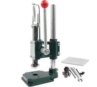 Multi-function Hand Press and Hole Punch Machine for stamping Leather Stitching Holes with 1.5-13MM Chuck and 4.4cm Press Plate Get Your Craft Work Slient (YVK-16S-PP-CK1)