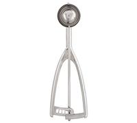 Multi Function Ice Cream Scoop, Stainless Steel Fruit Melon Meat Scoop, 304 Food Grade Kitchen Gadget with Trigger Release for Ice Cream Dipper and Wonton Maker (J10189B/39)