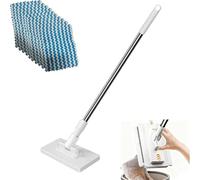 Multi Function Lazy Mop, Snap Grip Mini Mops, 39in Clever Snap-Grip Gap Dust Cleaner with Locking Head,Wet & Dry (1 Mop+10 Pcs Cloths)