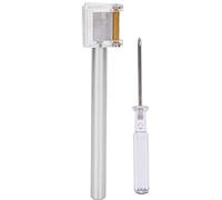 Multi Function Leather Edge Oil Pen, Edge Dye Roller Applicator, DIY Leather Crafts Tool with Pure Copper Tip for Handbags Belts Shoes Gloves Edge Treatment (Silver)