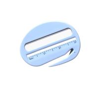 Multi Function Letter Opener Envelope Slitter, Plastic Mail Opener Package Cutter with Magnifying Glass & Ruler Scale, Ergonomic Office Desk Tool, Pack of 3