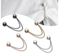 Multi-function Magnetic Clothing Clips, 4 Pack Strongest Magnetic Strength Buttons Clips, Multi-Purpose Colorful Pinless Brooch Clothes Hijab Magnets Pins for Women (mix)