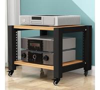 Multi-Function Media Stand 2/3/4/5-Tier Audio HiFi Rack Adjustable DVD Shelf & Gaming Storage Cabinet AV Video Shelving for Home Theater & Stereo System