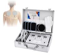 Multi-Function Meridian Electrotherapy Machine, Bioelectric DDS Massager Device with Tens Eco Pads for Body Relaxation, Muscle Stimulator for Pain Relief and Stress Reduction