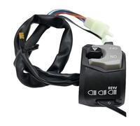 Multi-Function Motorcycle Handlebar Switch for Ignition, Lights and Horn, Black, Fit for Motorcycles and Electric Bikes