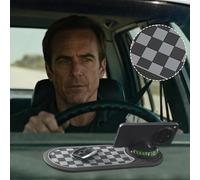 Multi-Function Non-Slip Car Mat - PVC, Phone Holder On Dashboard, Anti-Slip Design | Integrated Parking Number Tray, Car Organizer, Carpet