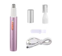 Multi Function Nose and Facial Hair Trimmer Containing High Speed Motor and Ergonomic Shape for Men Women Unisex Ear Nose Hair Remover