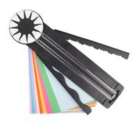 Multi-Function Ornamental Edge Cutter - Twelve Pattern paperDial Trimmer with Wave Designs, Scrapbook Craft Cutting Device | for Present Wrapping Projects, Artisan Edge Creations, Album paperForming