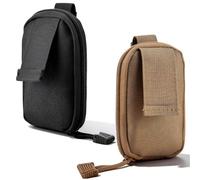 Multi-Function Outdoor Waist Pack, Foldable Dump Tactical Pouch, Waterproof Molle Hiking Bag for Sports and Travel
