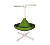 Multi-function Portable Bird Parrot Standing Toy Perch Training Tool Bath Tub Feeding Bowl Feeder Bird Bath Tub With Faucet