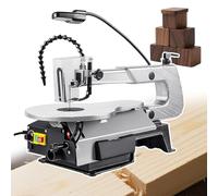 Multi-Function Scroll Saw 16" | 150w Copper Motor | 0-45° Tilting Cast Aluminum Table | Stepless Speed Adjustment | Electric Fret Saw -for Wood, Plastic, Soft Metal