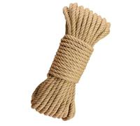 Multi Function Sisal Rope for Cat Scratching and Decoration 25m | Retro Lamp Decorative Rope, Floral Arrangement and Furniture Styling, Suitable for Cat Use, 25m Length