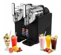 Multi-Function Slush Machine Dual 2L Tanks, No Ice Required Black-220V-240V