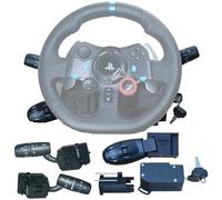 Multi-Function Stalks Turn Wiper Lever+ Turn Signal Headlight Dimmer Switch+Cruise Control Switches+ Ignition Switch Key For Logitech G920 G923 G25 G27 G29 (For G920/G923/G27/G29)