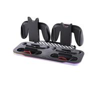 Multi Function Switches Controller Stand Holder Supports 4 Console & Handle Cool Light Effect for Switch2 / 1 Console Change Controller Holder with Light