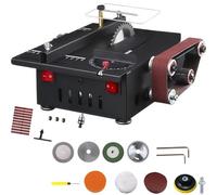 Multi-Function Table Saw, 30mm Cutting Depth with Sanding Discs, for Wood, Aluminum Bar, Bamboo Cutting