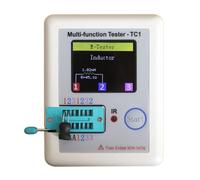 Multi-Function TC1 Transistor Tester TFT Diode Triode Capacitance Meter LCR ESR NPN PNP MOSFET IR Tester