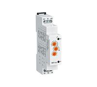 Multi-Function Time Relay 12V Time Delay Relay 220V 10 Groups of Time Set Range 0.1s-10 Days 1Pcs (Color : Red Knob, Size : TBT7-A2 -ACDC12-240V)