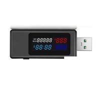 Multi-function USB meter for fast charging compatibility and protections, easy to travel and outdoor use