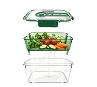 Multi-Function Veg Colander Fresh Box Detachable Strainer Food Storage