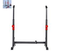 Multi-Function Weight Lifting Home Gym Fitness Home Barbell Rack Squat Rack Bench Press Indoor Fitness Equipment Home Weight Training Equipment Height Can Be Ad