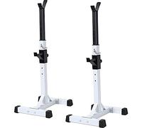 Multi-Function Weight Lifting Home Gym Fitness Split Half Squat Rack Stands Adjustable Barbell Rack Multi Function Squat Weight Lifting Bench Rack Max Load 260K