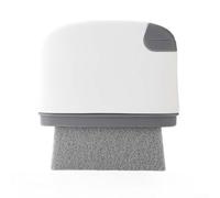 Multi-Function Window Sill Cleaning Brush with Scouring Pad and Scraper for Window Tracks Car Vents Kitchen Gaps Dead Corners Groove Cleaner Tool(Dark gray)