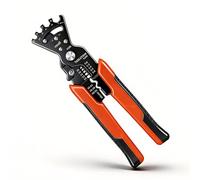 Multi-Function Wire Stripper Tool - Electrician Pliers with Wire Bending, Crimping, Cutting, Stripping & Wrench Functions - Heavy Duty Steel Wire Stripper and Crimper Bending Tool for Electrical Work