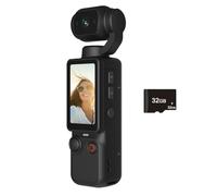 Multi Functional 1080P Handheld Camera with 32G Storage, Black