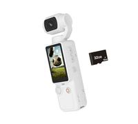 Multi Functional 1080P Handheld Camera with 32G Storage, White