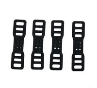 Multi Functional 4Pcs Silicone Straps For Bicycles Ideal For Attaching Lights, Water Bottles, And More(D)