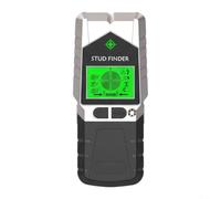 Multi-Functional 6-in-1 Wall Detector Stud Finder, Electric Wire Cable Metal Scanner with LCD Display for DIY Home Renovation(Silver)
