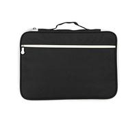 Multi Functional A4 Document Bags,Portfolio Organizer Waterproof Travel Gear Organizer Zipper Case Document File Bag(Black)