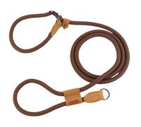 Multi-functional Adjustable P-shape Dog Chain Traction Rope Leads for Running Walking Hands Free Leashes for Walking, Hiking, Training, Jogging(Dark brown,300CM)