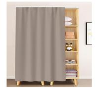 Multi Functional Blackout Short Curtains for Small Windows Perfect for Kitchen Shoe Cabinets Bookcases and Shelves 50x100cm (L x H)
