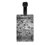 Multi-Functional Brick Printed Luggage Tags Luggage Tag Hangers Suitable for Backpacks and Suitcases
