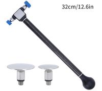 Multi Functional Car Dent Repair Tool with Carbon Fiber Hammer and Replacement Heads (Blue (Black (Short))