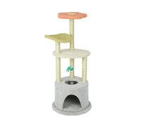 Multi-Functional Cat Tree House - Climbing Frame with Integrated Jumping Platform & Nest, Golden Color - Ideal for Active Cats & Kittens, Durable & Stylish Cat Furniture