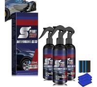 Multi-functional Coating Renewal Agent 120ml, Car Coatingspray for Restoring and Polishing Cars, 3 in 1 High Protection Quick Car Coating Agent Spray, Fast-Acting Coa-ting Spray (3P)