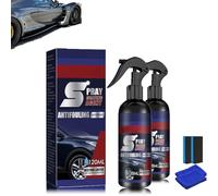 Multi-functional Coating Renewal Agent 120ml, Car Coatingspray for Restoring and Polishing Cars, 3 in 1 High Protection Quick Car Coating Agent Spray, Fast-Acting Coa-ting Spray (2P)